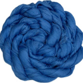 разреженный шелк ручного крашения - морской (3 метра) ширина 90 см