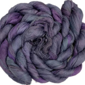 разреженный шелк ручного крашения - туман (3 метра) ширина 90 см