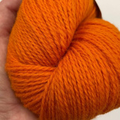 пряжа klippan saule, 100% шерсть, цвет: оранжевый 3005