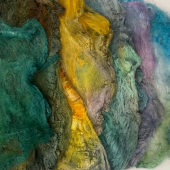 квадраты ручного крашения микс