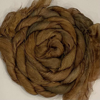 разреженный шелк ручного крашения - марракеш (3 метра) ширина 90 см